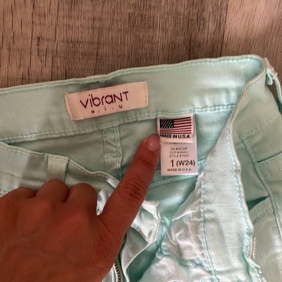 Blue (light blue) cut out distressed jean pants - Picture 5 of 6